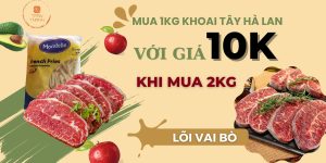 khuyến mãi mua khoai tây hà lan giá 10k